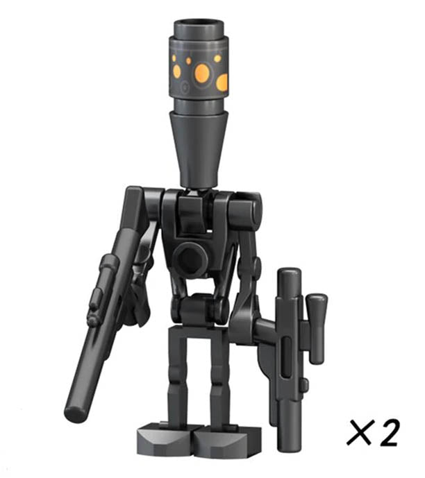 Minifigure - Star Wars - Custom Minifigure - Star Wars - IG-88 Droids set of 2