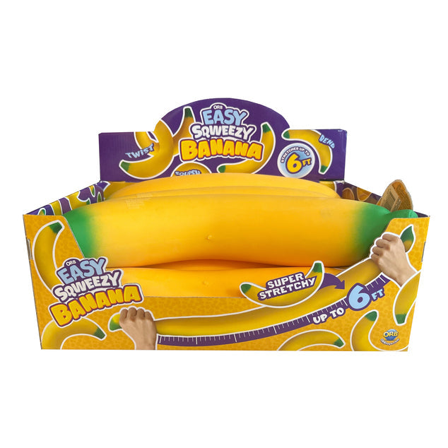 Giant Easy Sqweezy Stretchy Banana
