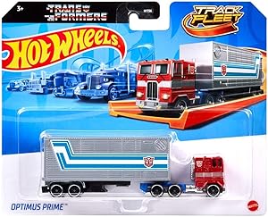 Hot Wheels 1:64 Track Fleet Transformers Prime Optimus Truck