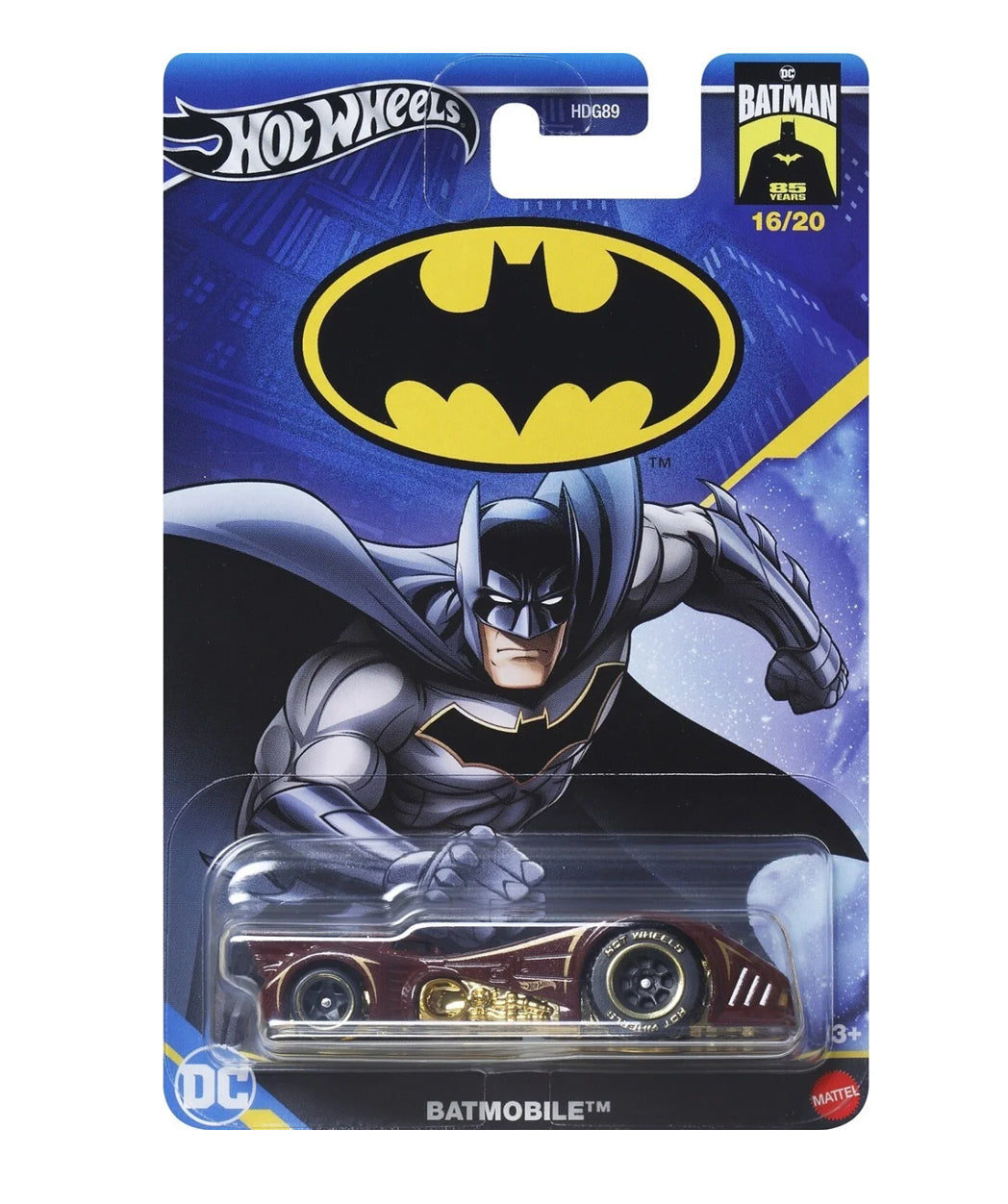 Hot Wheels Die-Cast 1:64 Batman -  Batmobile 11/20