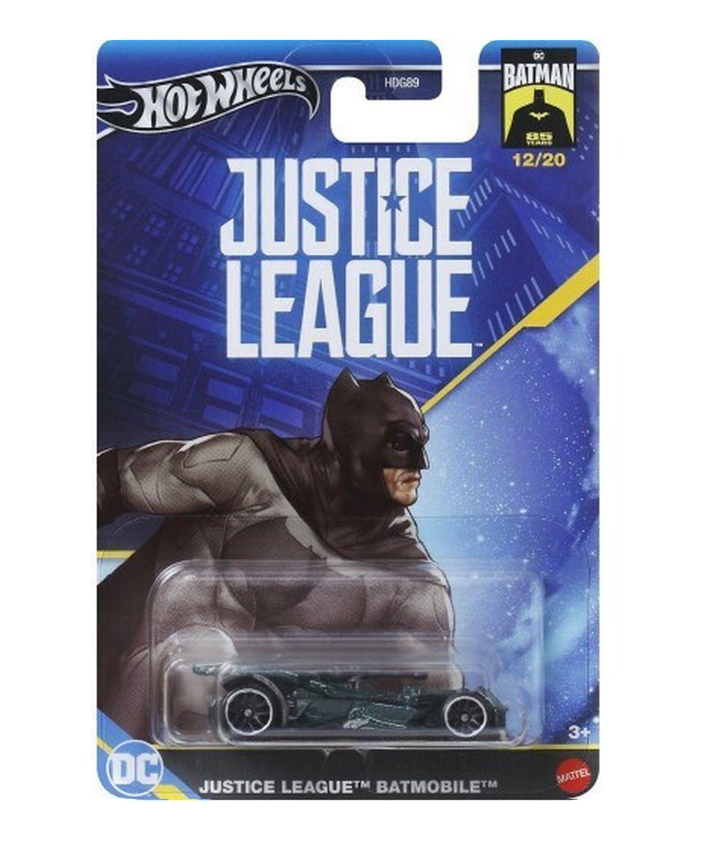 Hot Wheels Die-Cast 1:64 Batman -  Justice League Batmobile 12/20