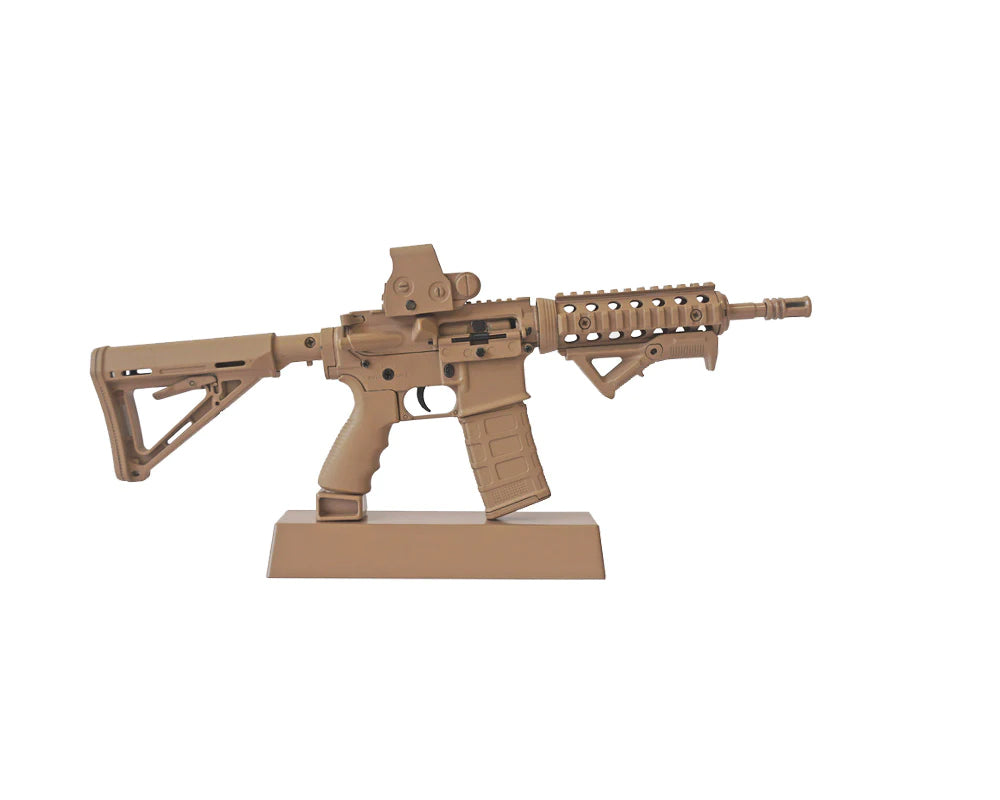 GoatGuns Die-Cast Metal Miniature - AR15 - Coyote