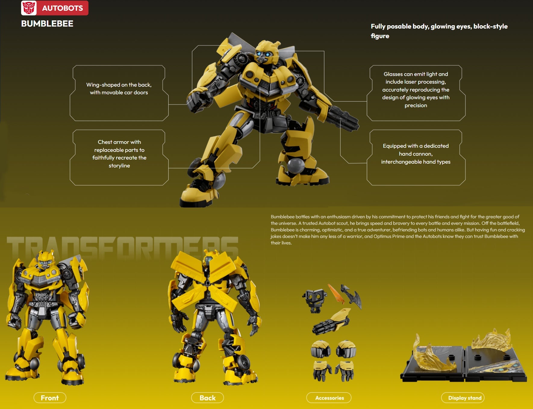 Blokees Transformers Classic Class - Bumblebee 02 Rise of the Beasts