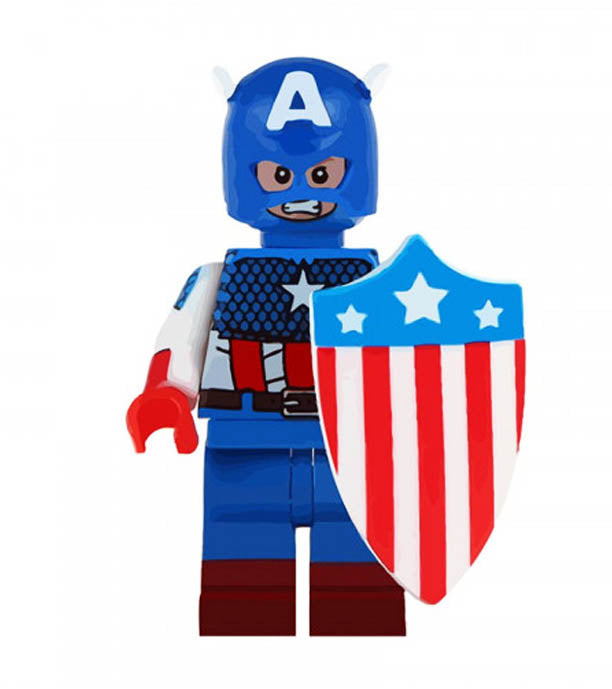 Minifigure - Marvel - Captain America Retro