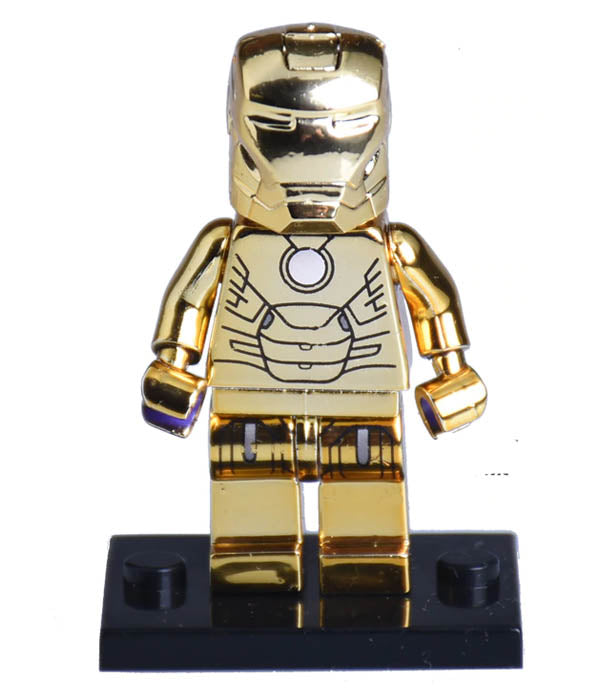 Minifigure - Marvel - Iron Man Chrome Gold