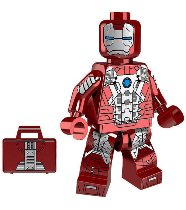 Minifigure - Marvel - Iron Man with Suitcase